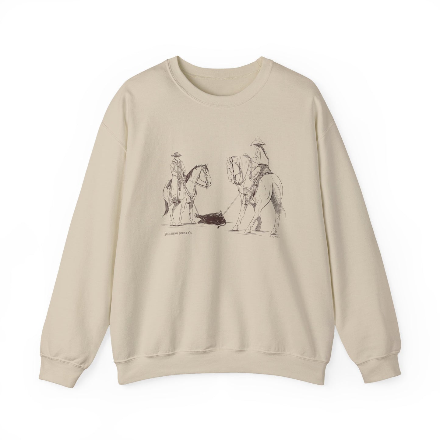 At the Fire graphic Crewneck Sweatshirt