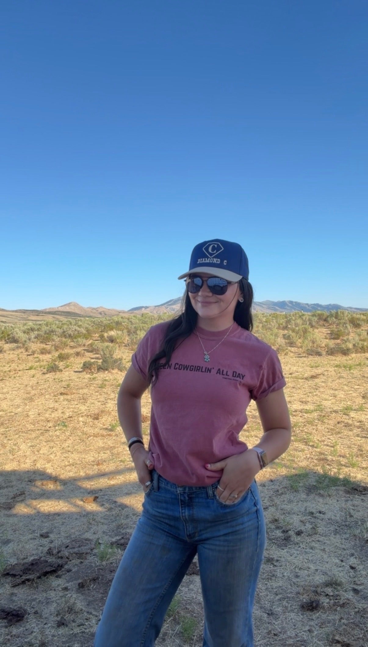 Been Cowgirlin All Day Western Tee