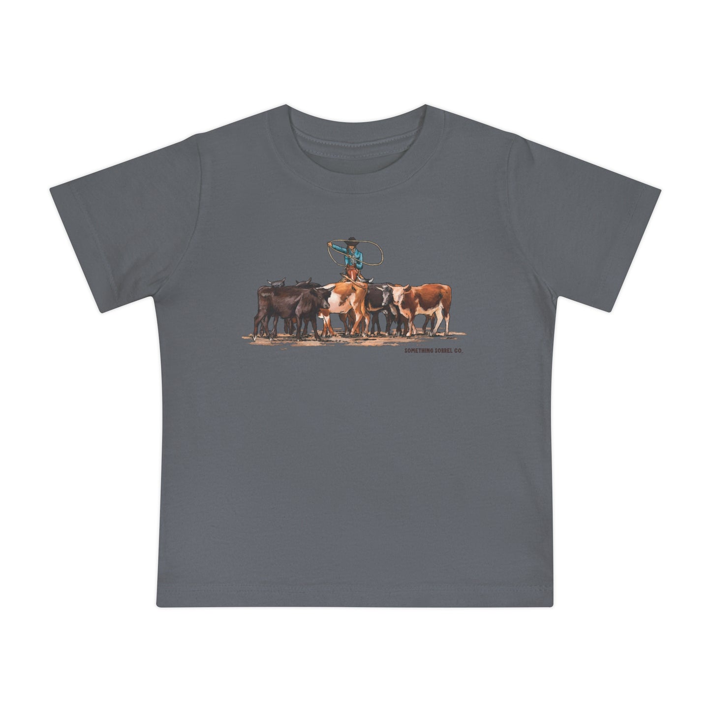 Stray Gather Baby Short Sleeve T-Shirt | Western Ranch