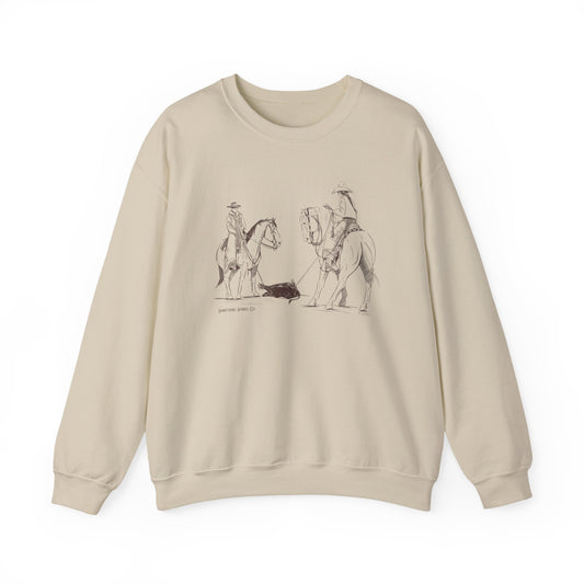 At the Fire graphic Crewneck Sweatshirt