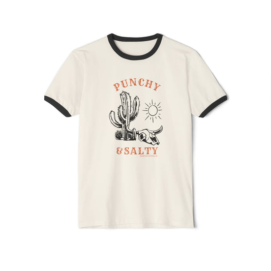 Punchy & Salty Cactus Desert T-Shirt Retro Southwest
