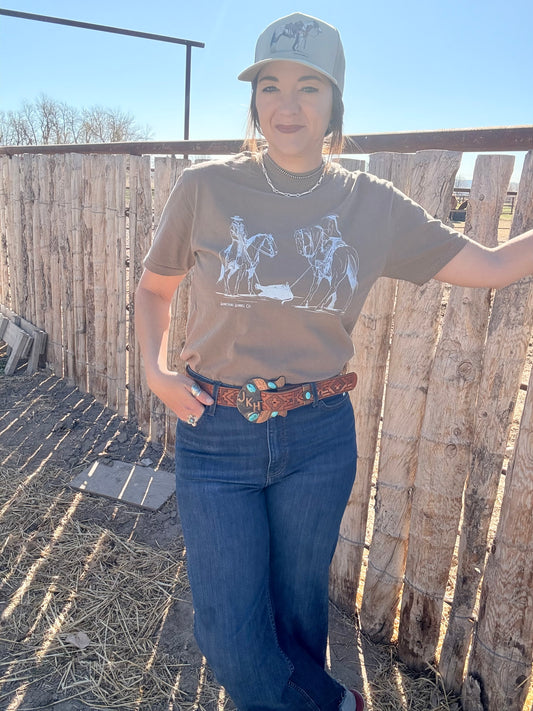 At the Fire graphic T-shirt