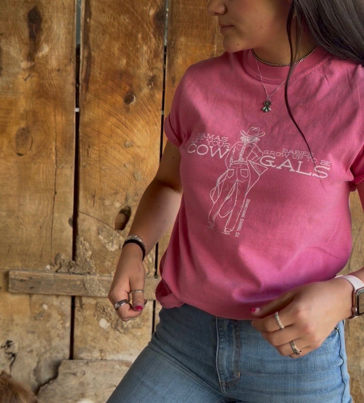 Mamas Let Your Babies Grow Up to Be Cowgals T-shirt