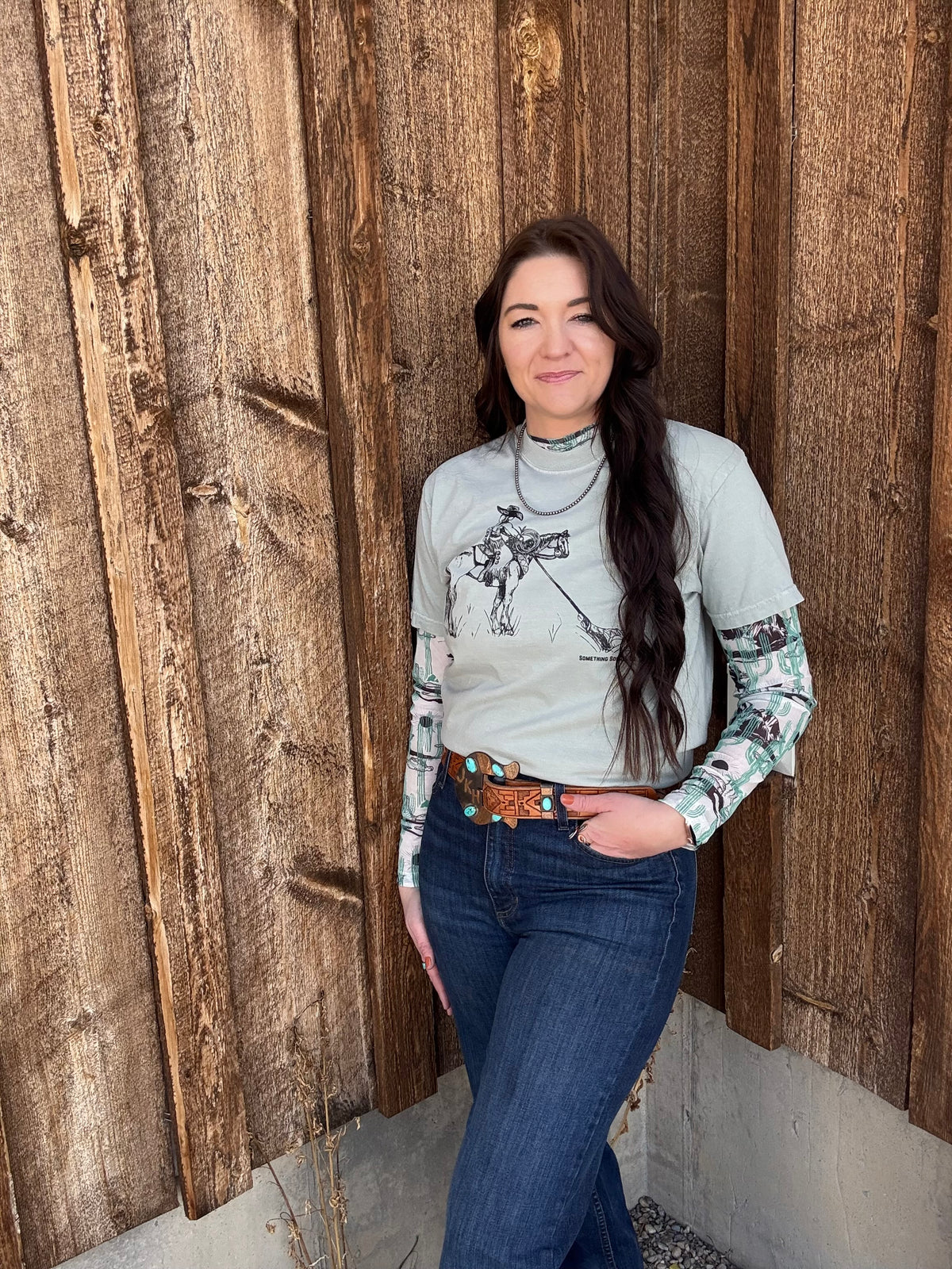 Hold em Western Graphic T-shirt
