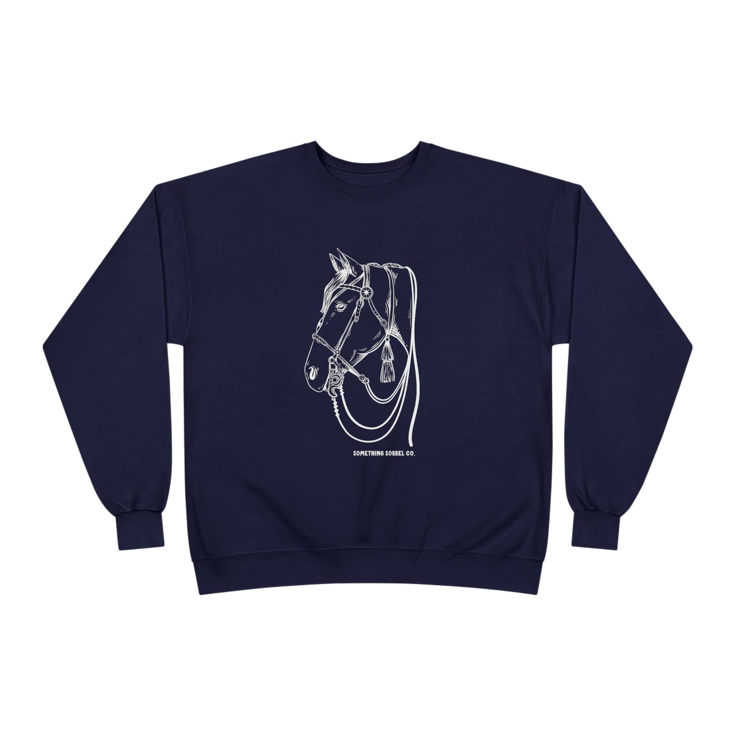 Bridle Horse Crewneck Sweatshirt