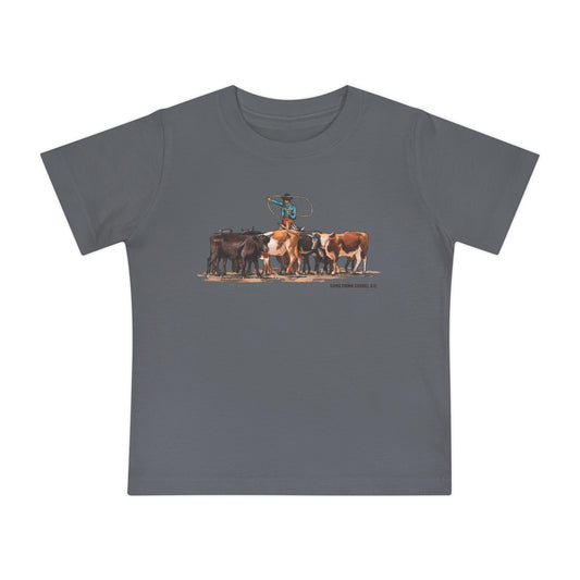 Stray Gather Baby Short Sleeve T-Shirt | Western Ranch
